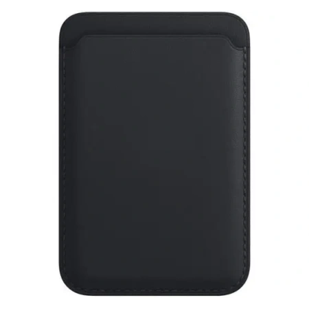 Картхолдер Leather Wallet для iPhone с MagSafe, тёмная ночь (Black)