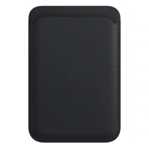 Картхолдер Leather Wallet для iPhone с MagSafe, тёмная ночь (Black)
