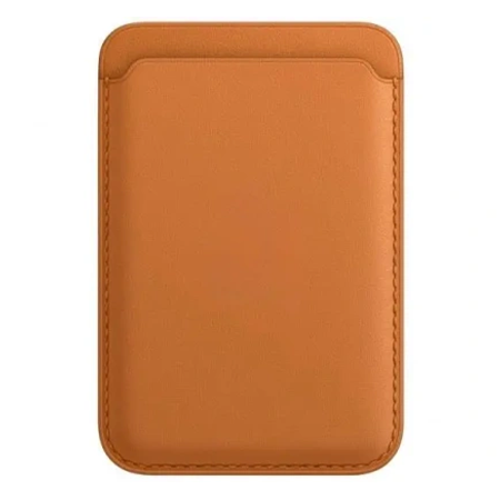 Картхолдер Leather Wallet для iPhone с MagSafe, золотисто-коричневый (Golden Brown)