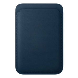 Картхолдер Leather Wallet для iPhone с MagSafe, тёмно-синий (Navy Blue)