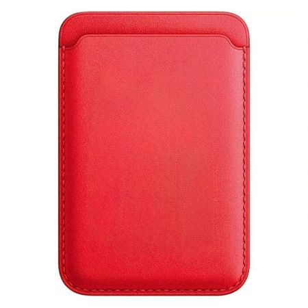Картхолдер Leather Wallet для iPhone с MagSafe, красный (Red)