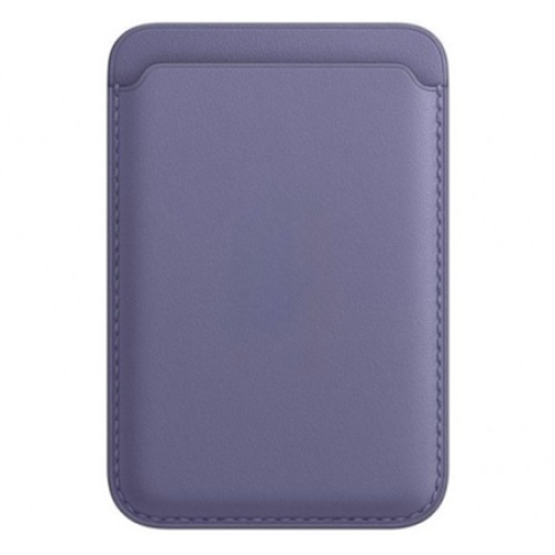 Картхолдер Leather Wallet для iPhone с MagSafe, сиреневая глициния (Wisteria)