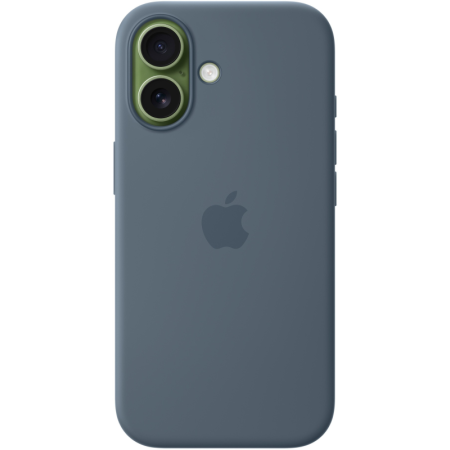 Защитный чехол Apple Silicone Case с MagSafe для iPhone 17, синий якорь
