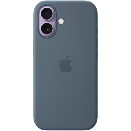 Защитный чехол Apple Silicone Case с MagSafe для iPhone 17, синий якорь