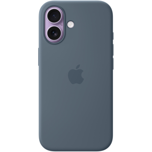 Защитный чехол Apple Silicone Case с MagSafe для iPhone 17, синий якорь