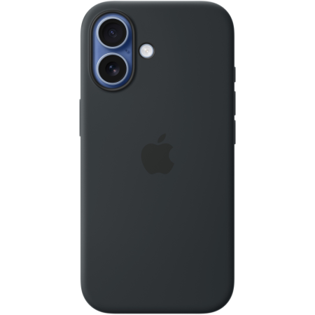 Защитный чехол Apple Silicone Case с MagSafe для iPhone 17, черный