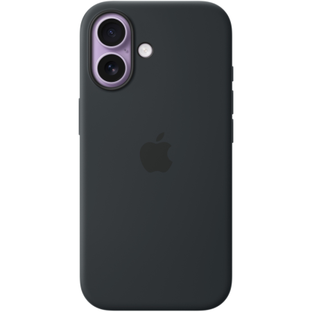 Защитный чехол Apple Silicone Case с MagSafe для iPhone 17, черный