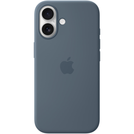 Защитный чехол Apple Silicone Case с MagSafe для iPhone 17, синий якорь