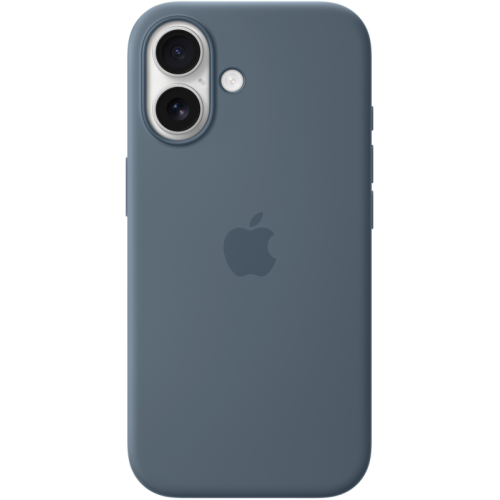 Защитный чехол Apple Silicone Case с MagSafe для iPhone 17, синий якорь