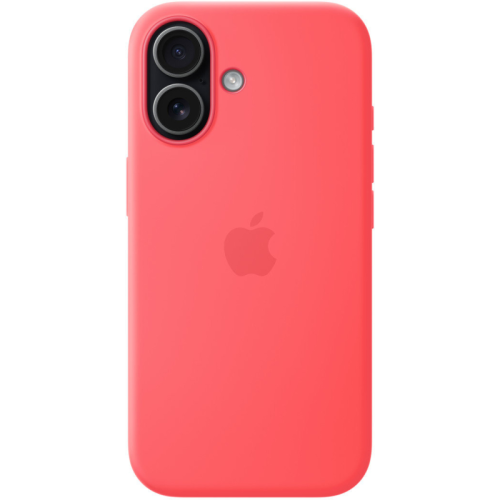 Защитный чехол Apple Silicone Case с MagSafe для iPhone 17, яркая гуава