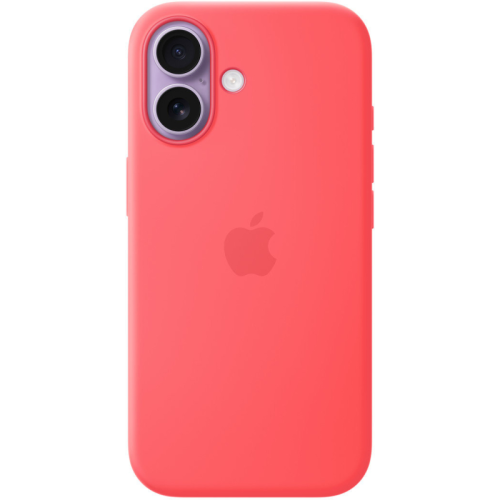 Защитный чехол Apple Silicone Case с MagSafe для iPhone 17, яркая гуава
