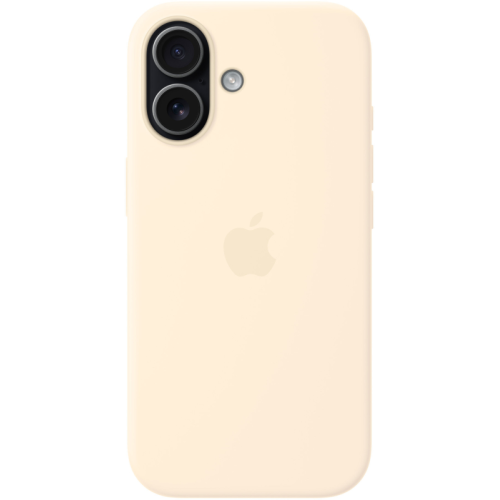 Защитный чехол Apple Silicone Case с MagSafe для iPhone 17, ванильный