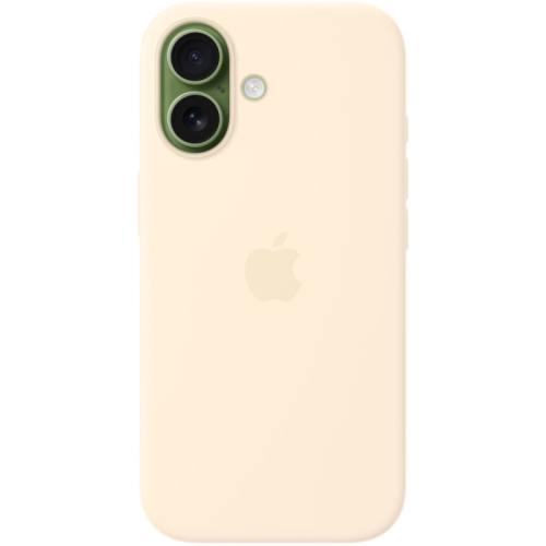Защитный чехол Apple Silicone Case с MagSafe для iPhone 17, ванильный