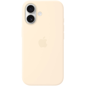 Защитный чехол Apple Silicone Case с MagSafe для iPhone 17, ванильный