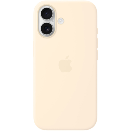 Защитный чехол Apple Silicone Case с MagSafe для iPhone 17, ванильный