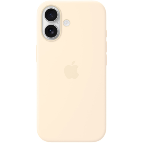 Защитный чехол Apple Silicone Case с MagSafe для iPhone 17, ванильный