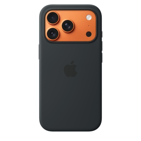 Защитный чехол Apple Silicone Case с MagSafe для iPhone 17 Pro Max, чёрный (Black)