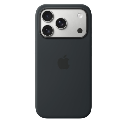 Защитный чехол Apple Silicone Case с MagSafe для iPhone 17 Pro Max, чёрный