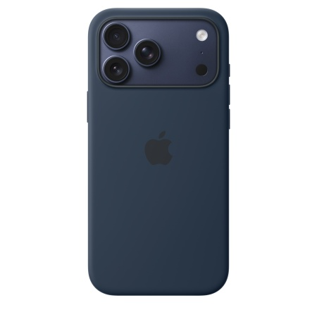 Защитный чехол Apple Silicone Case с MagSafe для iPhone 17 Pro Max, полуночный чёрный (Midnight)