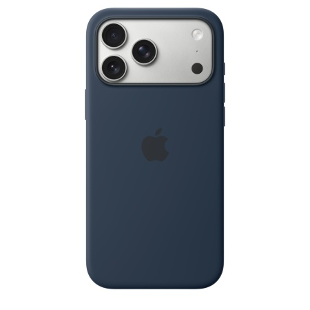 Защитный чехол Apple Silicone Case с MagSafe для iPhone 17 Pro Max, полуночный чёрный (Midnight)