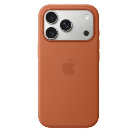 Защитный чехол Apple Silicone Case с MagSafe для iPhone 17 Pro Max, коричневый (Terra Cotta)