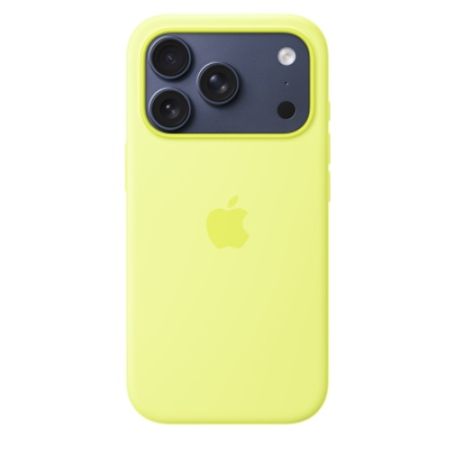Защитный чехол Apple Silicone Case с MagSafe для iPhone 17 Pro Max, жёлтый