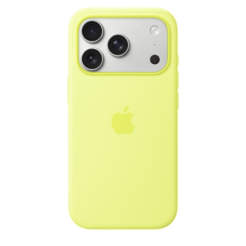 Защитный чехол Apple Silicone Case с MagSafe для iPhone 17 Pro Max, жёлтый