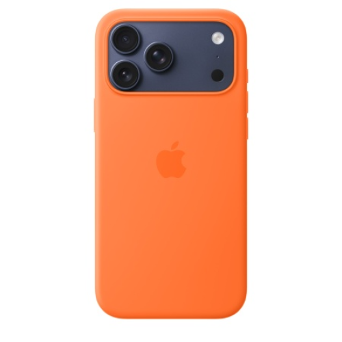 Защитный чехол Apple Silicone Case с MagSafe для iPhone 17 Pro Max, оранжевый