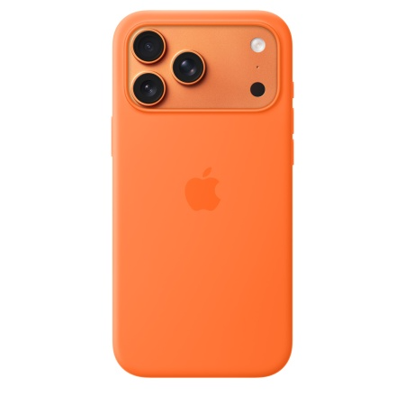 Защитный чехол Apple Silicone Case с MagSafe для iPhone 17 Pro, оранжевый (Orange)