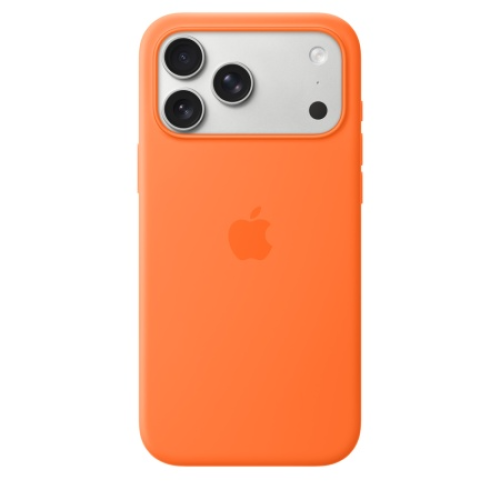 Защитный чехол Apple Silicone Case с MagSafe для iPhone 17 Pro Max, оранжевый
