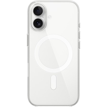Чехол MagSafe для iPhone 17, прозрачный силиконовый