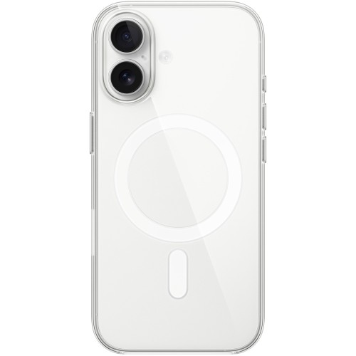 Прозрачный силиконовый чехол MagSafe для iPhone 17
