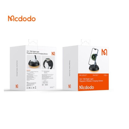 Беспроводная зарядная станция Mcdodo 3in1 MagQ 15W CH-4952