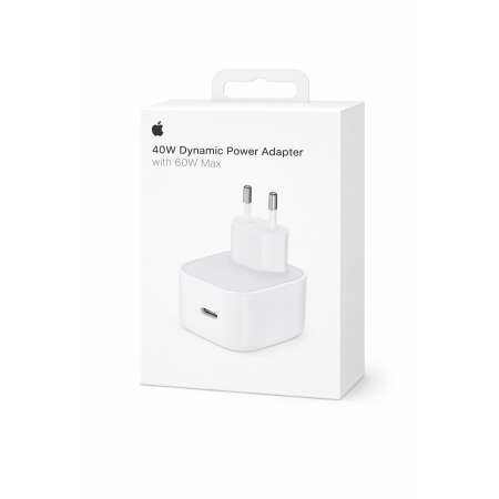 Сетевое зарядное устройство Apple 40W (MAX 60W), USB Type-C, Белый MGKV4