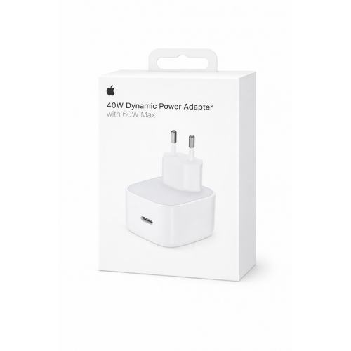 Сетевое зарядное устройство Apple 40W (MAX 60W), USB Type-C, Белый MGKV4