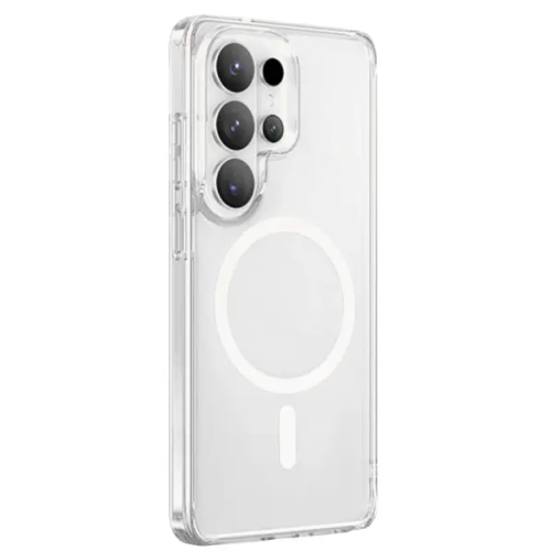 Силиконовый чехол Magsafe для Samsung Galaxy S26 Ultra «прозрачный»