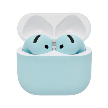 Наушники Apple AirPods 4 (2024) без шумоподавления (Небесно-голубой)