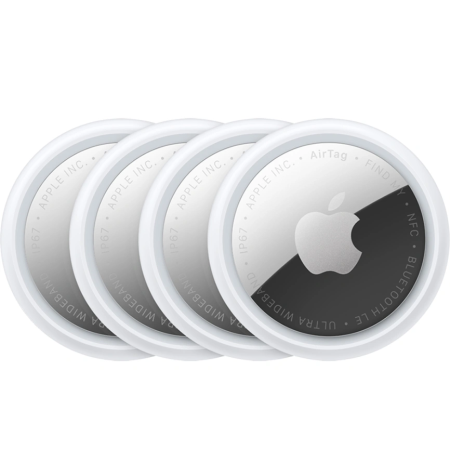 Трекер Apple AirTag 2 «белый/серебристый» 4шт (MFEA4)