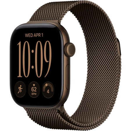 Часы Apple Watch Series 12, 42мм, GPS, Dark Bronze Aluminum, Dark Bronze Milanese Loop