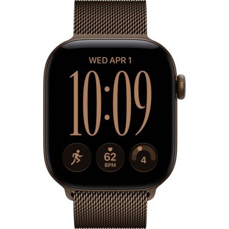 Часы Apple Watch Series 12, 42мм, GPS, Dark Bronze Aluminum, Dark Bronze Milanese Loop