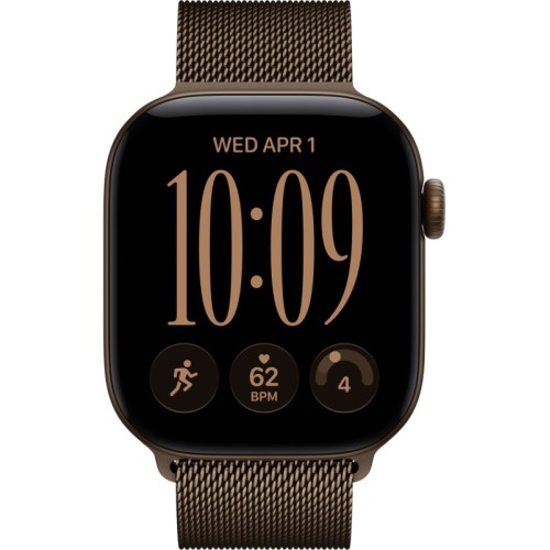 Apple Watch Series 12, 42мм, GPS, Dark Bronze Aluminum, Dark Bronze Milanese Loop