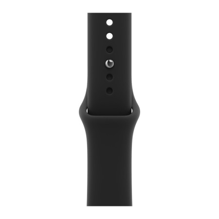 Часы Apple Watch Series 12, 42мм, GPS, Black Aluminum, Black Sport Band, M/L