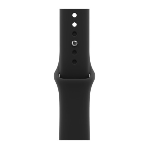 Apple Watch Series 12, 42мм, GPS, Black Aluminum, Black Sport Band, M/L