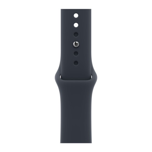 Apple Watch Series 12, 42мм, GPS, Space Gray Aluminum, Navy Blue Sport Band, M/L