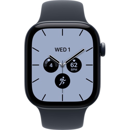 Apple Watch Series 12, 42мм, Night Blue Ceramic, Navy Blue Sport Band, S/M