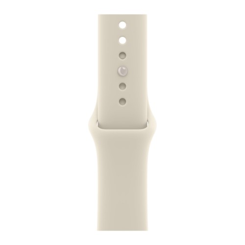Apple Watch Series 12, 42мм, Pearl White Ceramic, Sand Sport Band, S/M