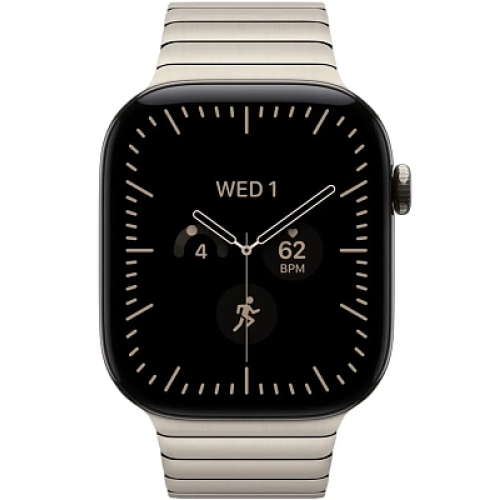 Apple Watch Series 12, 42мм, Natural Titanium, Natural Link Bracelet