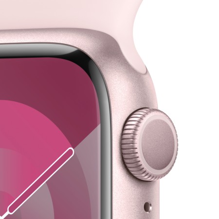 Apple Watch Series 9, 41mm, Aluminium Case «Розовый», with Sport Band «розовый» M/L