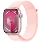 Apple Watch Series 9, 41mm, Aluminium Case «Розовый», спортивный ремешок «розовый»
