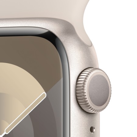 Apple Watch Series 9, 41mm, Aluminium Case «Сияющая звезда», with Sport Band «сияющая звезда» M/L